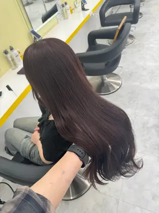 カラー ☁️トレンド✖️ 透明感☁️りくのヘアスタイル