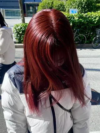 セミロング カラー natsune /レイヤーカットのヘアスタイル