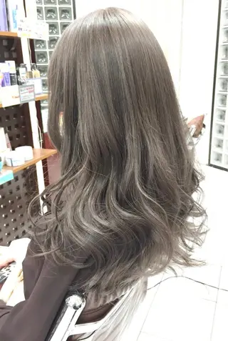 ロング カラー モテ髪透明感❤️ デイズヘアカラーのヘアスタイル