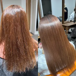 ロング 髪質改善縮毛✨ 泉谷彪芽のヘアスタイル