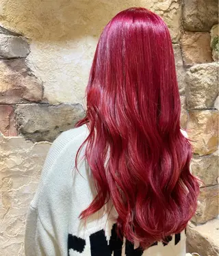 ロング カラー クレドガーデン柏所属・クレドガーデン柏 あやみのヘアスタイル