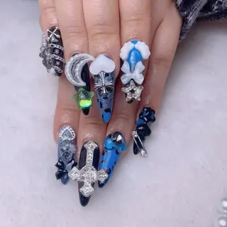 ネイル チョウ チョウのネイルデザイン