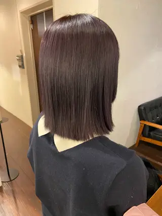 ミディアム aW HAIRカンノ カナエのヘアスタイル