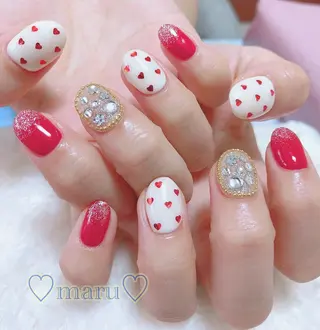 ネイル まるみ ♡のネイルデザイン
