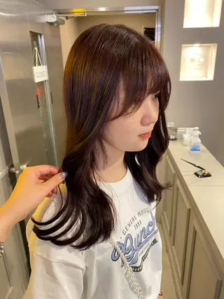 ロング カラー ダブルカラー/ 横浜/JURIのヘアスタイル