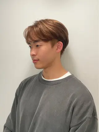 メンズ 🎨透明感カラー/ ハイライト/近藤怜那のヘアスタイル