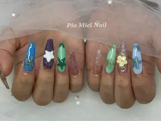 ロング Pio Mielのネイルデザイン