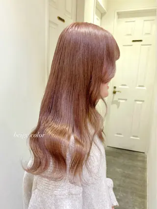 カラー ハイトーンカラー/ 長さだし🐇きょうかのヘアスタイル