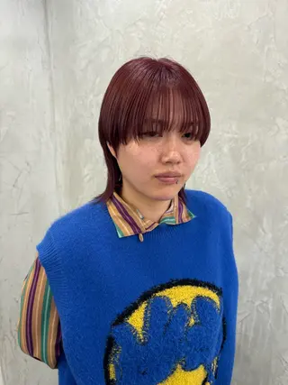 カラー MaisonHALU 松浦光咲のヘアスタイル