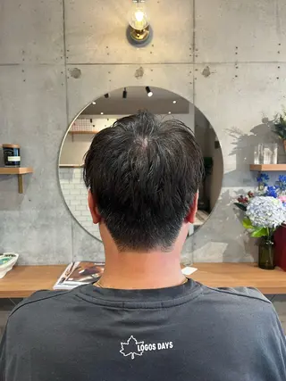 ショート メンズ Lamp所属・🌀メンズパーマ🌀 🐏丸山祐宇🐏のヘアスタイル