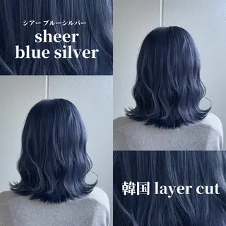 ミディアム カラー ヘアアレンジ 《暖色/韓国hair 》🇰🇷桑原ユキネのヘアスタイル