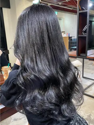 ロング カラー ヘアアレンジ キッズ ネイル マツエク・マツパ アイブロウ 透明感カラー/推しカ ラー☁️JURAのヘアスタイル