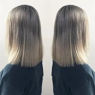 セミロング カラー 2nd所属・🤍2nd🤍田所 美希のヘアスタイル