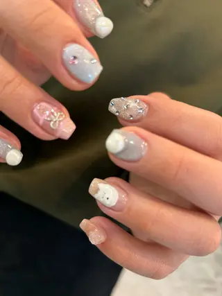 セミロング ｵｵﾀｹ ﾚｲﾅのネイルデザイン