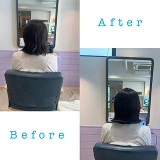 ミディアム 髪質改善✨石塚 真梨奈のヘアスタイル