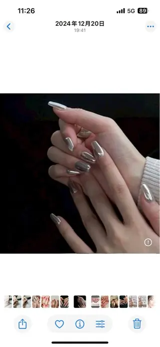 ネイル mon.eyelash.eyebrow所属・松尾 江恋のネイルデザイン