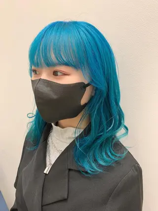 セミロング 中村 優太のヘアスタイル