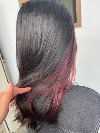 ロング カラー 美容室 Jフィドルファドル所属・わきた かずなのヘアスタイル