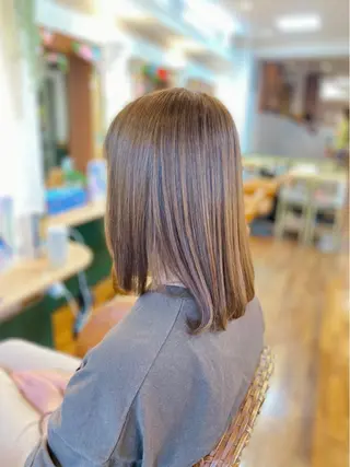 セミロング 髪質改善/艶カラー 塩野成一のヘアスタイル