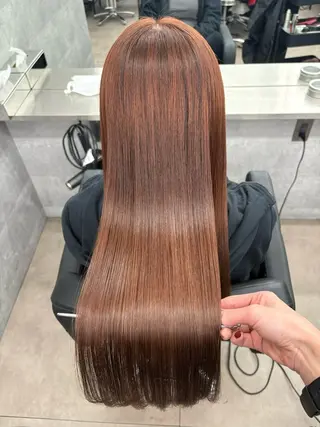 ロング カラー 髪質改善/韓国 ﾚｲﾔｰ/店長/原島のヘアスタイル