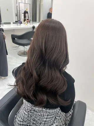 セミロング MOE 福岡韓国ヘア✧︎のヘアスタイル