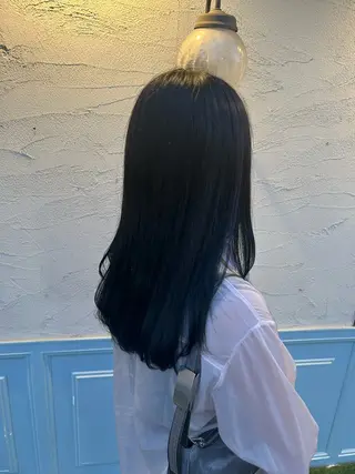 ロング カラー 徳 永のヘアスタイル