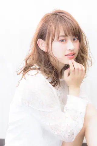 ミディアム カラー パーマ lamie by melt 吉祥寺 【ラミエ バイ メルト】所属・【ミニモ公認】*似合 わせ職人*滝田拳史のヘアスタイル