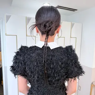 ヘアアレンジ マミ☁️ヘアセット /お呼ばれヘア/銀座のヘアスタイル