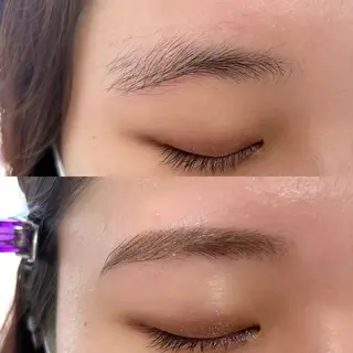 アイブロウ 🎀🩶韓国風束感 エク/マナミ🪽のマツエク・マツパデザイン