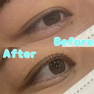 マツエク・マツパ 超透明感カラー🦋韓 国羽エクステ🪽🫧のヘアスタイル