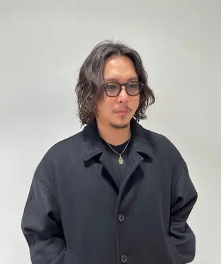 パーマ メンズ ピカイチ天神× M.SLASH所属・ピカイチ天神 西田省吾のヘアスタイル