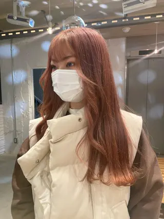 ロング カラー 艶ハイトーン👑♡ NATSUKIのヘアスタイル