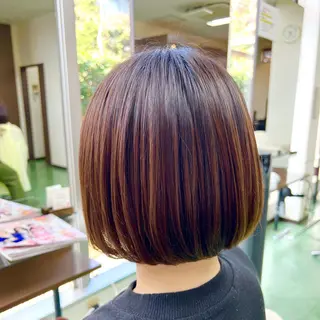 ミディアム カラー 甲田 豪徳のヘアスタイル
