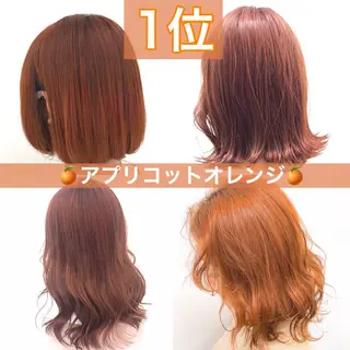 ロング カラー ヘアアレンジ 韓国艶カラー🇰🇷 DISCO💙のヘアスタイル