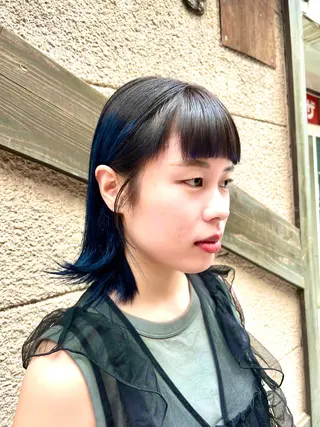 ミディアム カラー men's&ladys J'sGrace【メンズアンドレディース ジェイズグレイス】所属・🌻J'sGrace /JUMA🌻のヘアスタイル