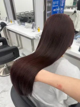 ロング カラー パーマ ヘアアレンジ メンズ キッズ ♥️韓国ヘア レイヤー♥️ゆりのヘアスタイル