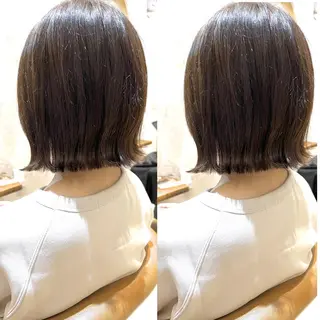ミディアム カラー MIKU /ボブ/外ハネボブのヘアスタイル