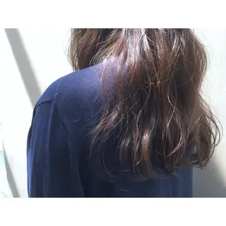 ショート ミディアム セミロング ロング カラー 日々所属・谷 大地のヘアスタイル