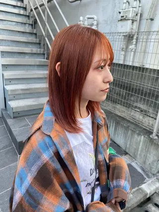ミディアム カラー roka所属・当日予約大歓迎💗 依田瑞希のヘアスタイル
