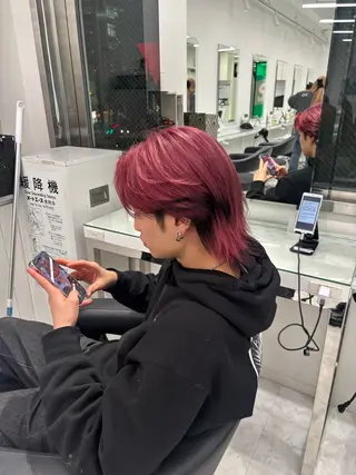 メンズ 🥀ワンホン風暖色 カラーRISA🥀のヘアスタイル