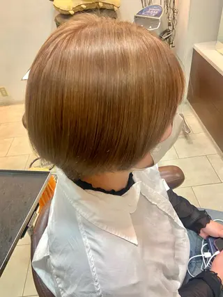 カラー こうみょう れいなのヘアスタイル