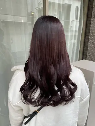 ロング カラー グレージュ/透明感/ 韓国ヘア/RISAのヘアスタイル