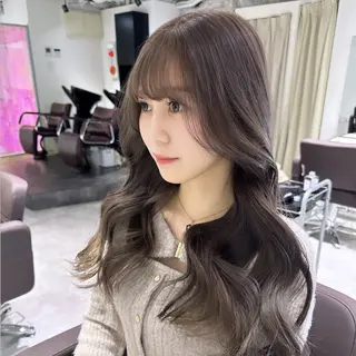 ロング カラー パーマ ヘアアレンジ 髪質改善/レイヤー ダブルカラー塚本耀のヘアスタイル