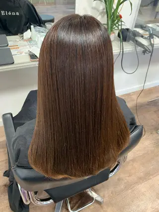 ロング カラー パーマ GO TODAY  SHAIR SALON 梅田NU茶屋町店所属・田中成美/レイヤー カット/透明感カラーのヘアスタイル