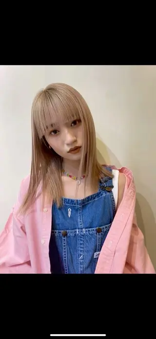 ミディアム ALBUM୨୧ momokaのヘアスタイル