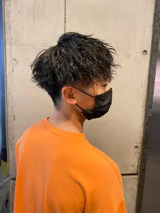 ショート パーマ メンズ レディースカット いからしゆうたのヘアスタイル