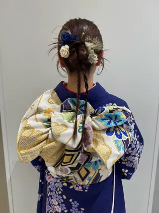 セミロング ヘアアレンジ ヘアアレンジ支持率 No.1🥇RIKOのヘアスタイル