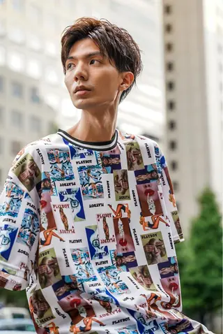 ショート カラー パーマ メンズ 新宿メンズNo.1 代表:中野拓也のヘアスタイル