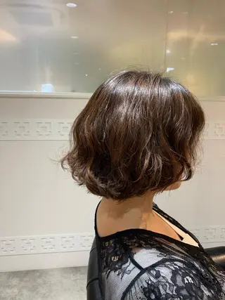 ミディアム パーマ 中島 直哉のヘアスタイル