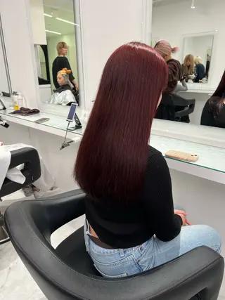 カラー ブリーチなし透明感 💗RYOTAのヘアスタイル